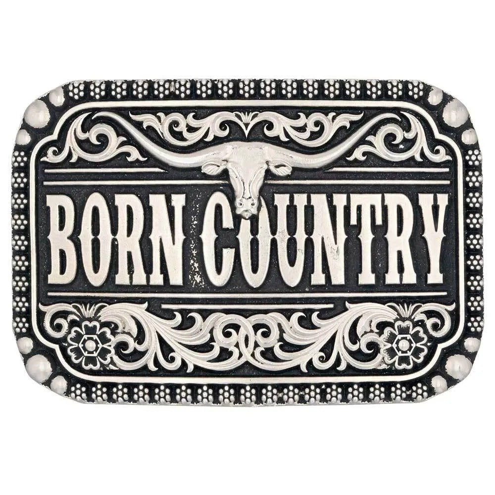 Montana Silversmiths | Born Country | Attitude Belt Buckle