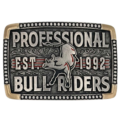 Montana Silversmiths | Professional Bull Riders 1992 | Attitude Belt Buckle