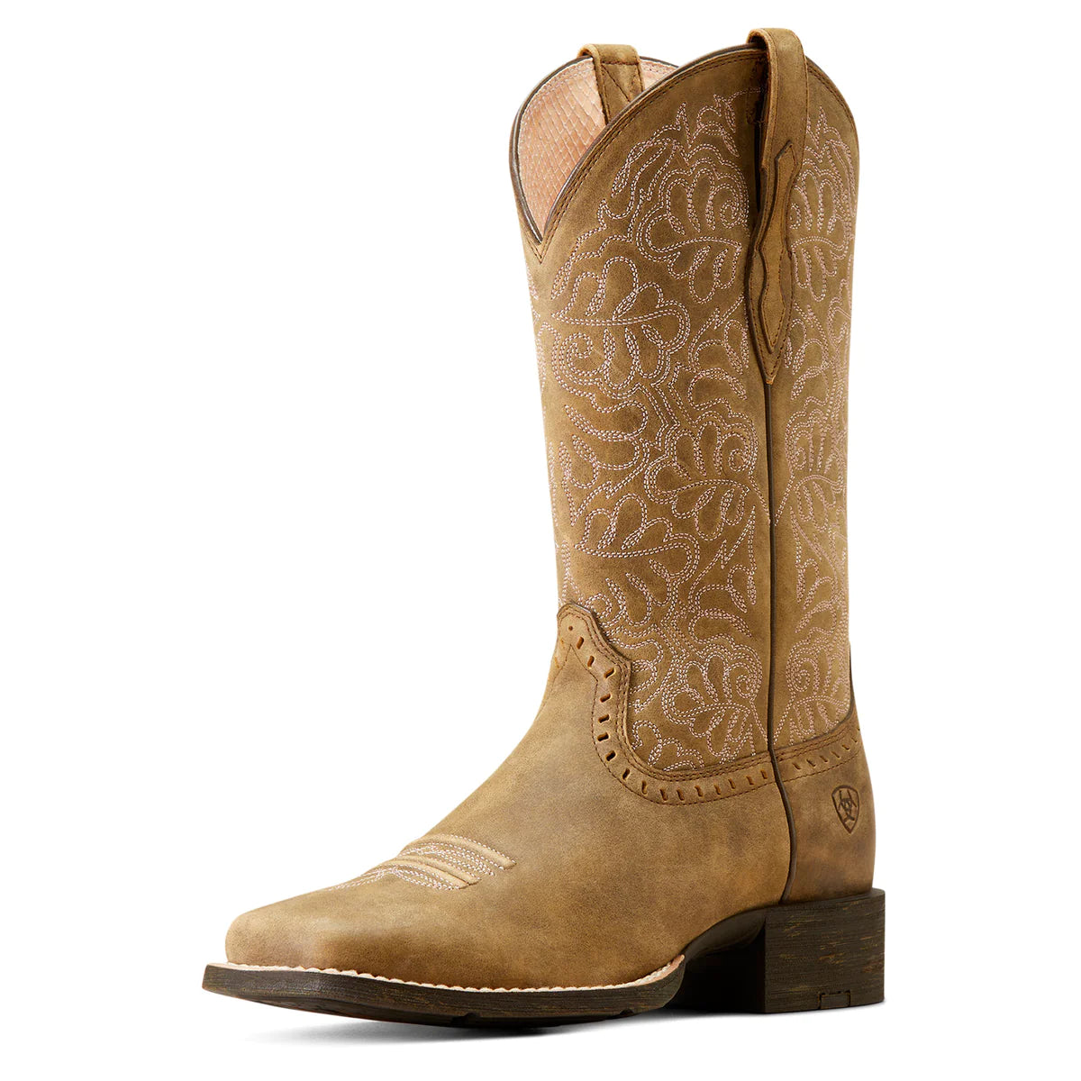 thumbnail image 2 of Ariat Women's Round Up Remuda Western Boot Naturally Dark Brown – Los 2 of 14