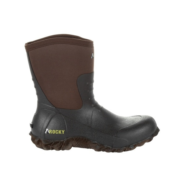 Rocky | Unisex Core Chore Rubber Outdoor Boot | Dark Brown - Outback Traders Australia