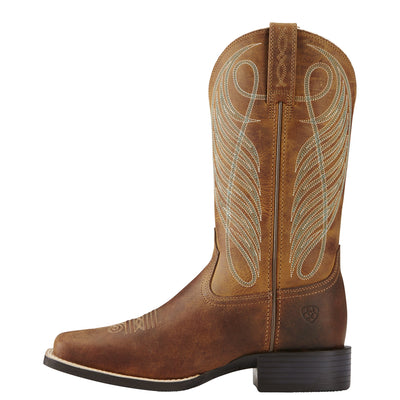 Ariat Boots | Women's Western Cowgirl | Round Up Wide Square Toe | Side | Outback Traders Australia