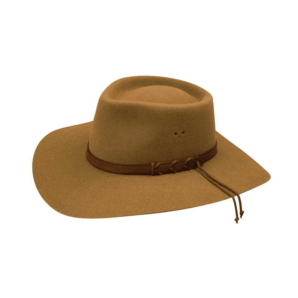 Statesman Big Australian Wool Felt LT Brown