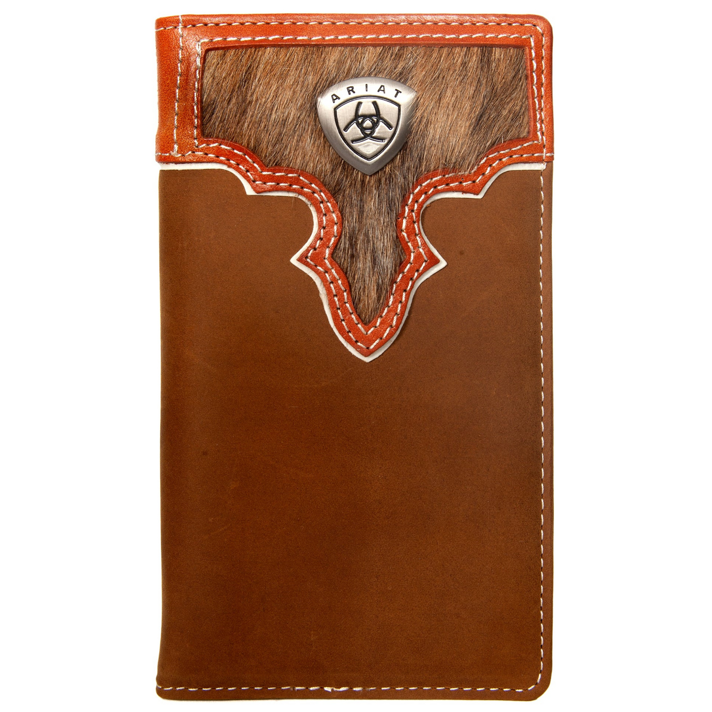 Ariat Rodeo Wallet-Two Toned Hair  |  Brown
