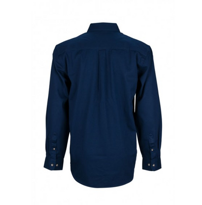 Burke & Wills Men's Flinders Shirt | Navy Blue - Outback Traders Australia