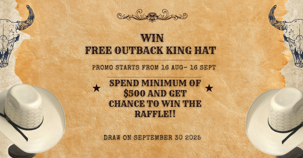 Free Outback King Hat Raffle Promo