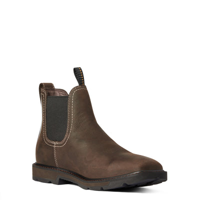 Ariat | Men's Groundbreaker Chelsea Wide Square Toe | Waterproof Work Boot