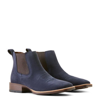 Ariat | Men's Booker Ultra | Navy Suede