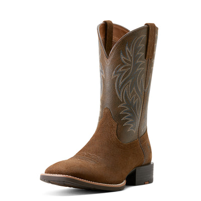 Ariat | Men's Sport Wide Square Toe | Mesa Tan | Vintage Bomber