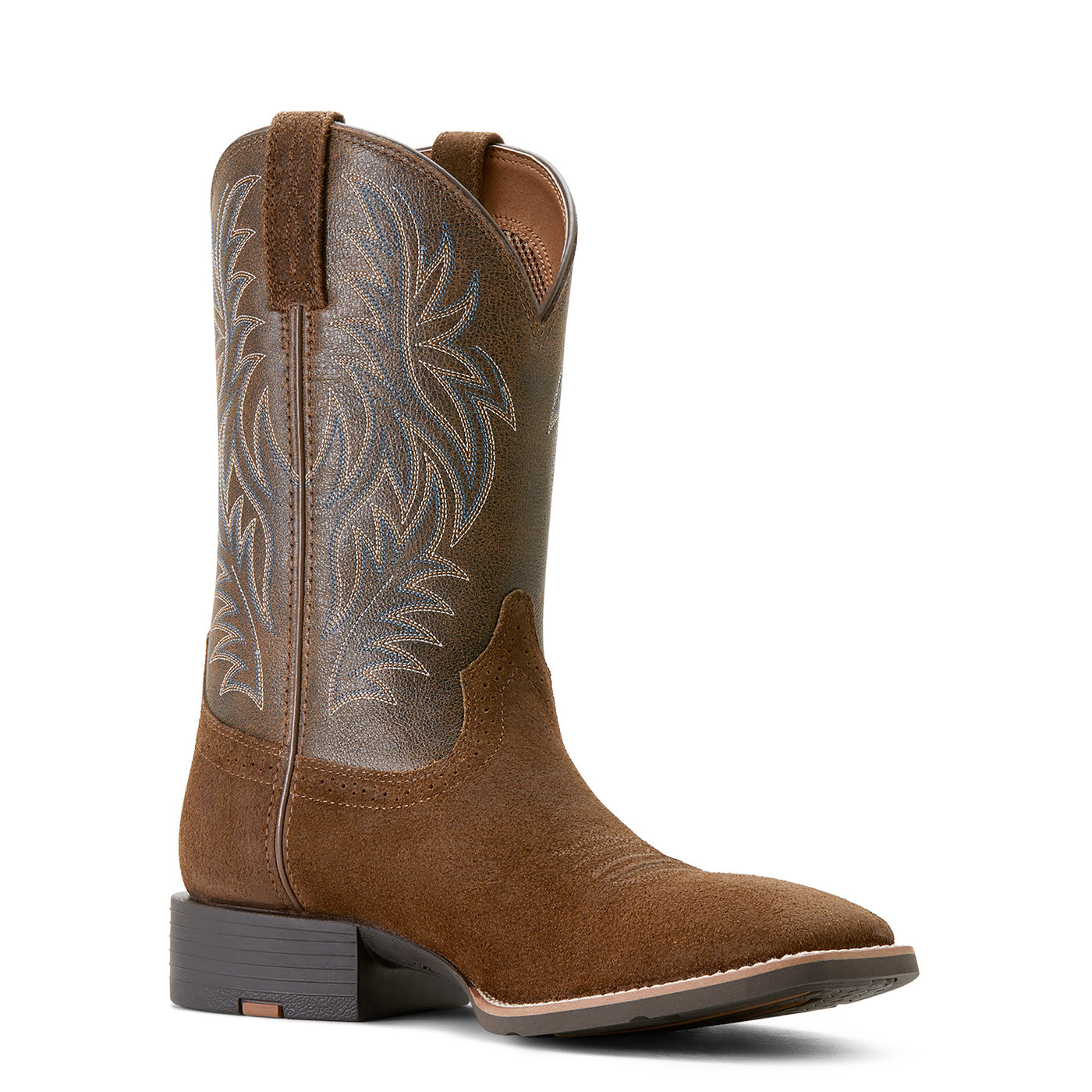 Ariat | Men's Sport Wide Square Toe | Mesa Tan | Vintage Bomber
