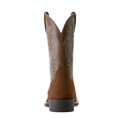 Ariat | Men's Sport Wide Square Toe | Mesa Tan | Vintage Bomber