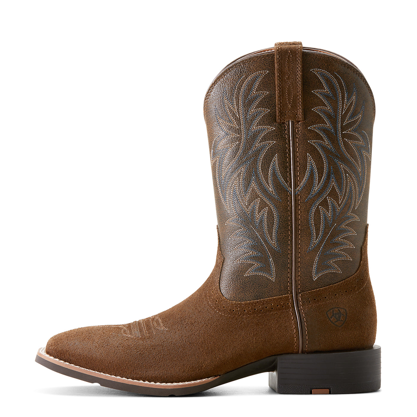 Ariat | Men's Sport Wide Square Toe | Mesa Tan | Vintage Bomber