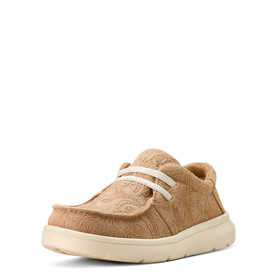 Ariat | Kid's Hilo | Tan Floral Emboss