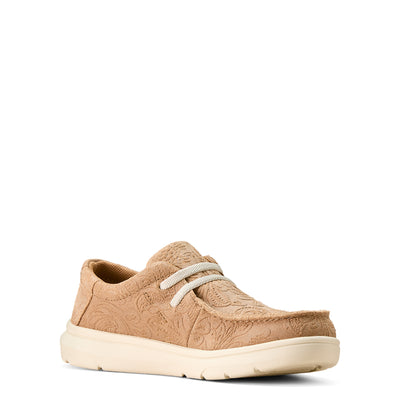 Ariat | Kid's Hilo | Tan Floral Emboss