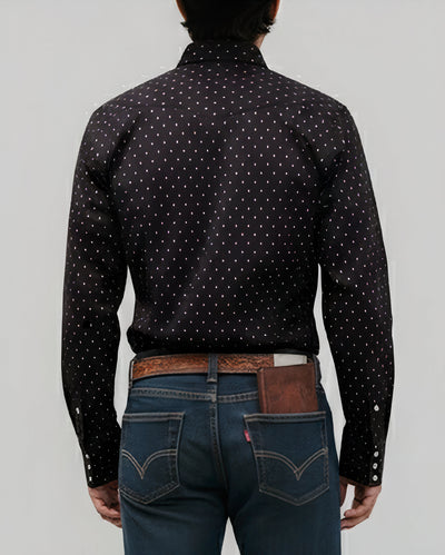 Outback King | Men's Frontier Shirt | Red Eye Black