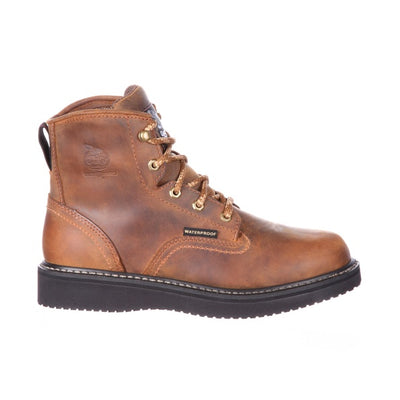 Georgia | Men's Wedge Sole | Distressed Brown