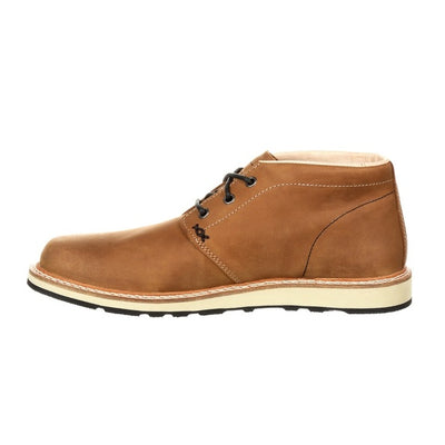 Georgia | Men's Wedge Sole Shoe | Tan