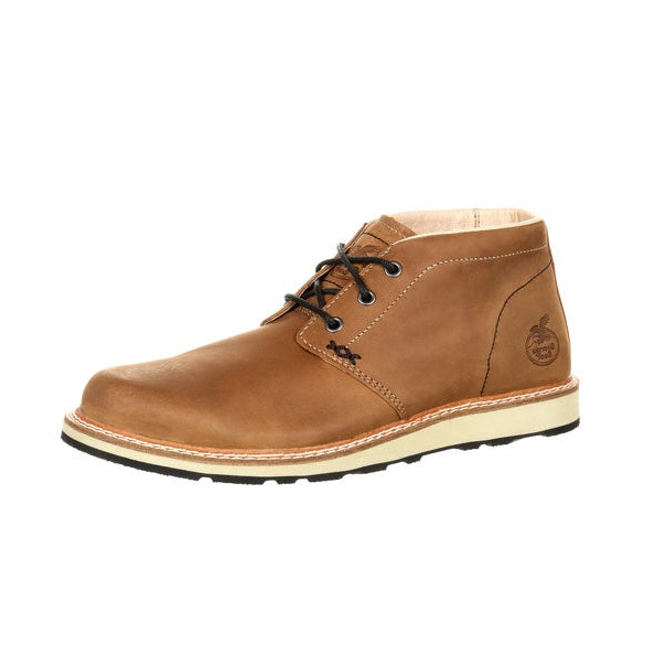 Georgia | Men's Wedge Sole Shoe | Tan