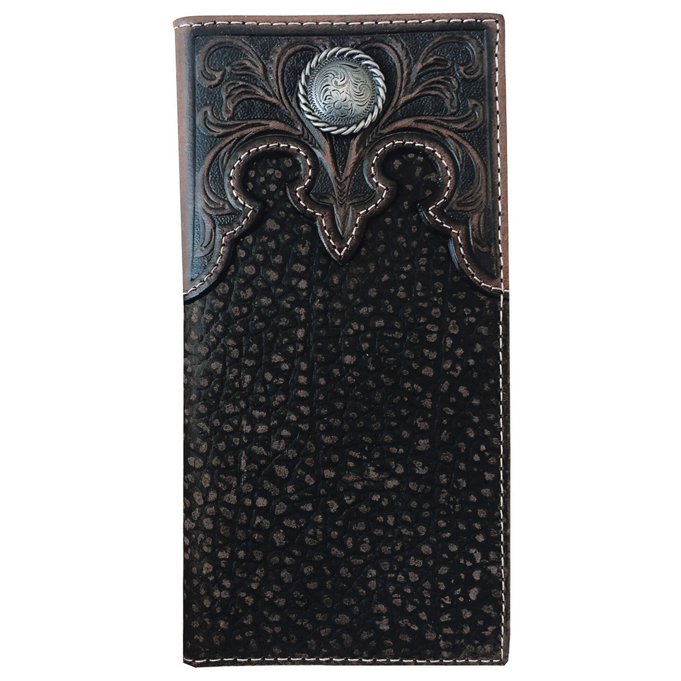 Roper | Wallet | Tooled Yoke | Brown