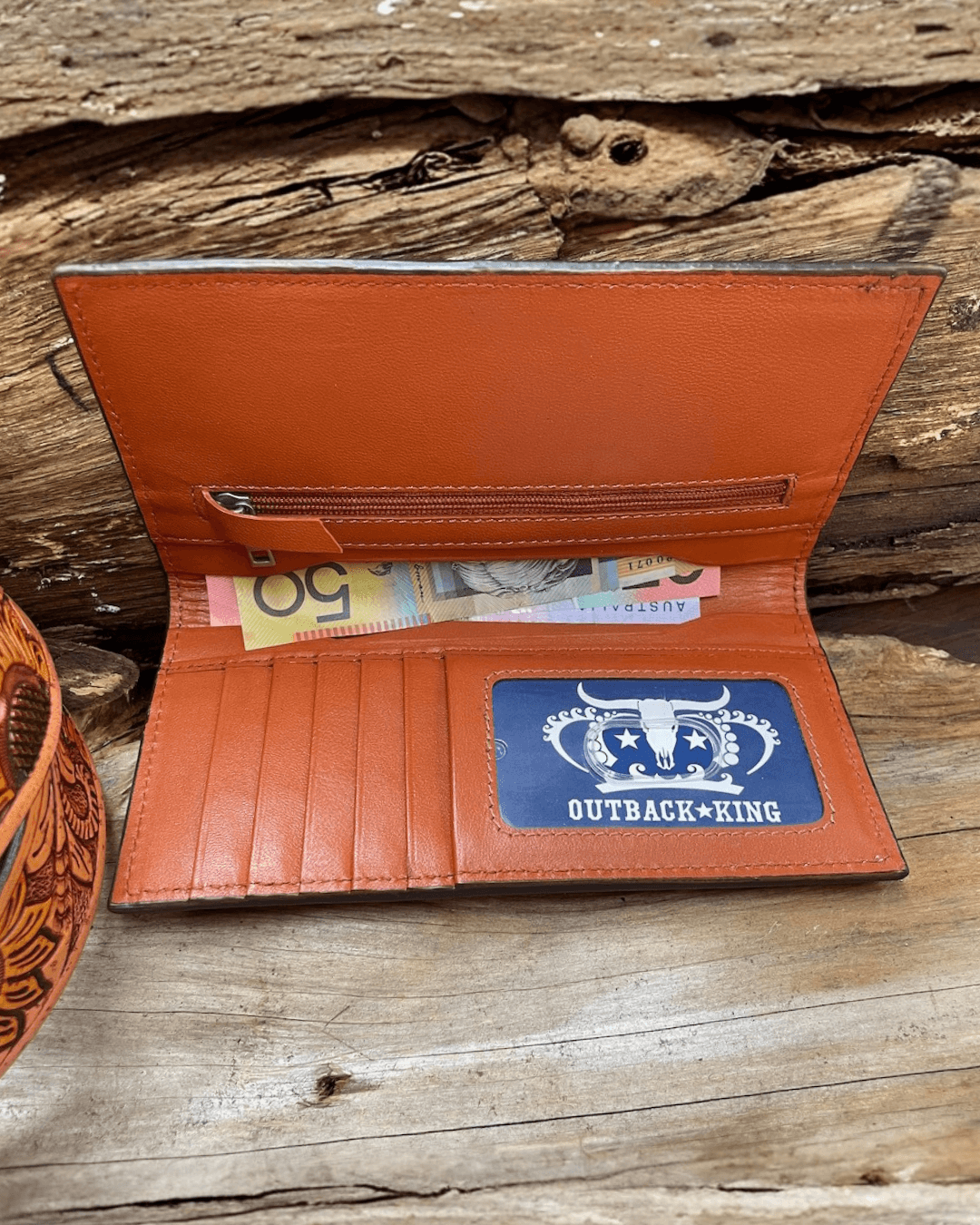 Outback King | Cowboy Wallet | Sunflower Rodeo