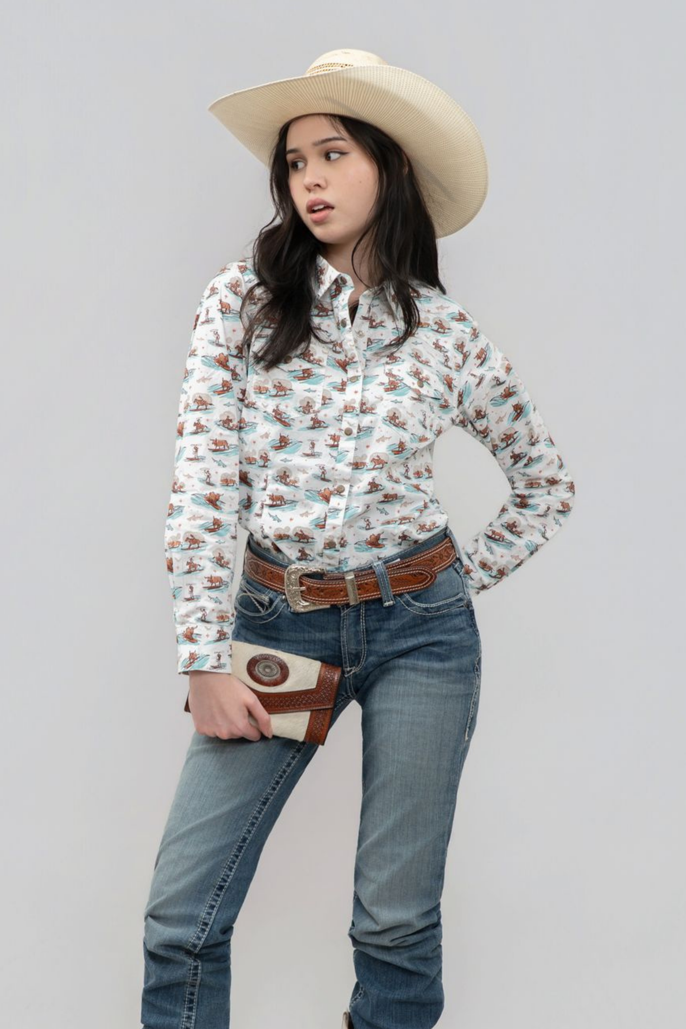 Outback King | Cowgirl Classic Shirt | Surfin' Rodeo