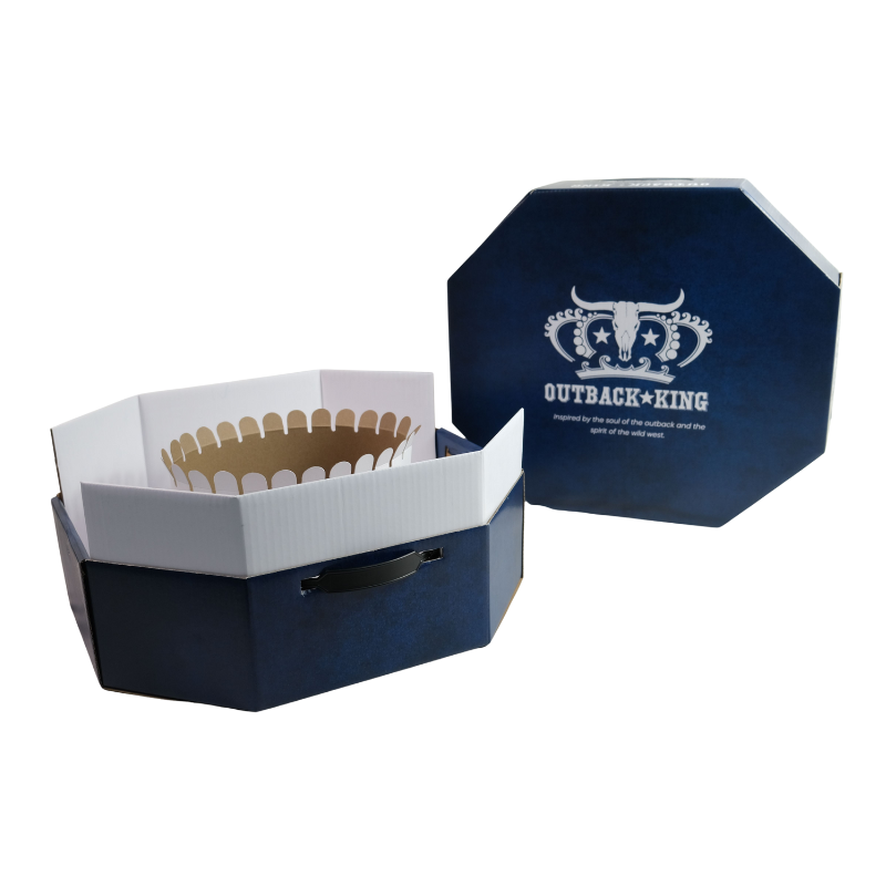 Outback King | Hat Box | Navy Blue