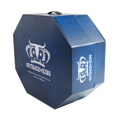 Outback King | Hat Box | Navy Blue