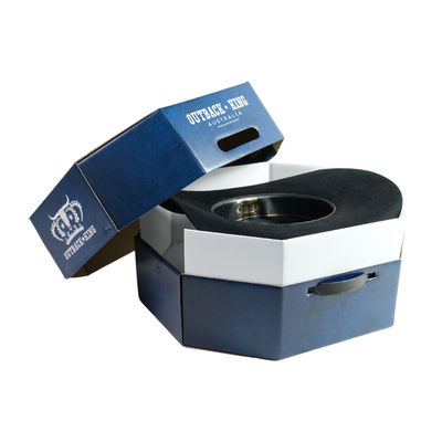 Outback King | Hat Box | Navy Blue