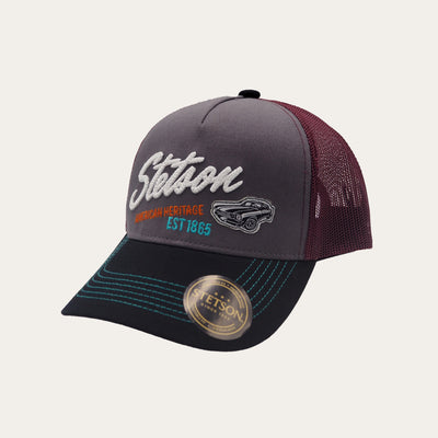 Stetson | American Muscle Trucker Cap | Maroon