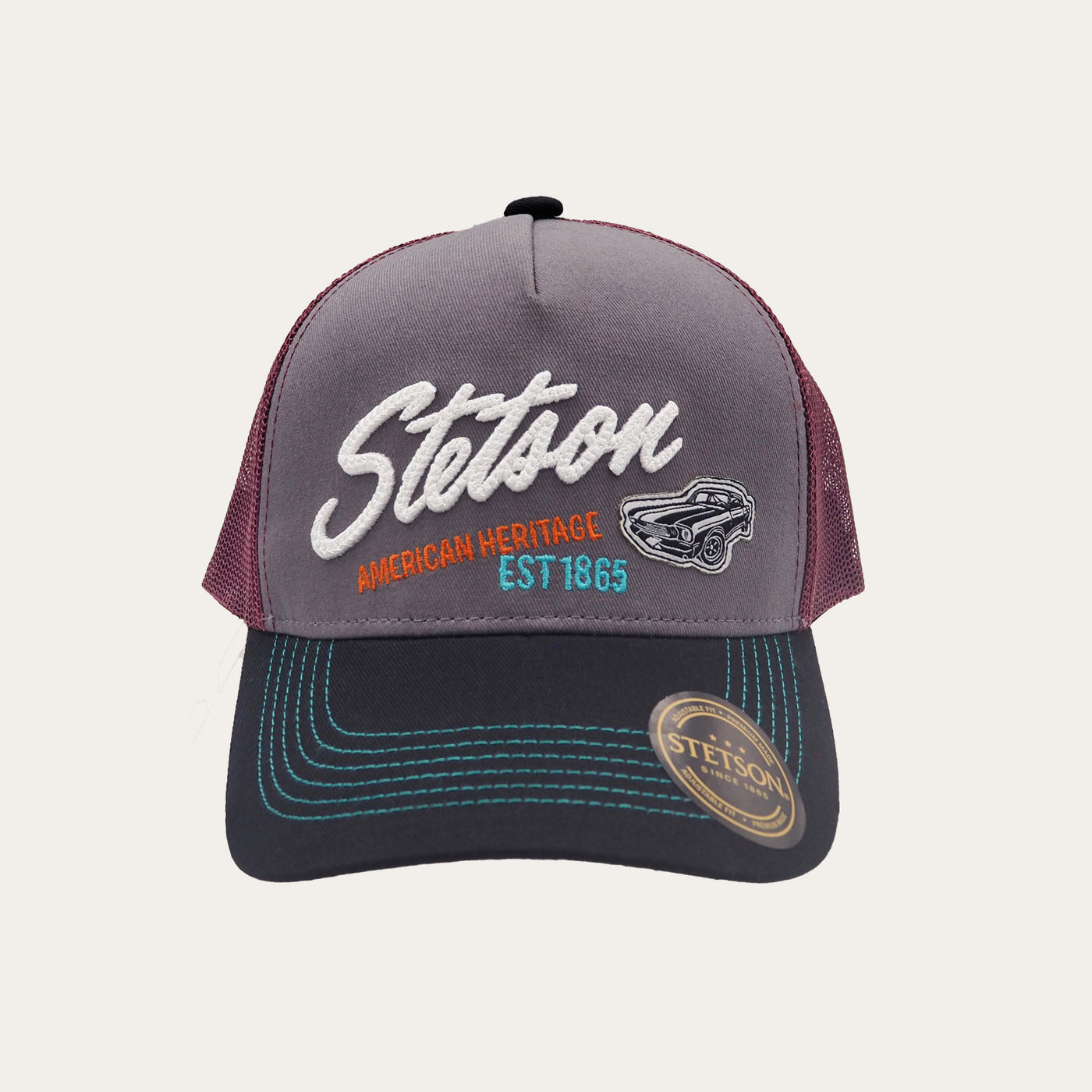 Stetson | American Muscle Trucker Cap | Maroon