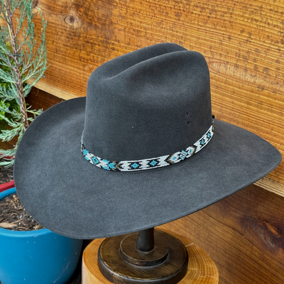 Outback King | Handcrafted Beaded Hat Band | Narrow