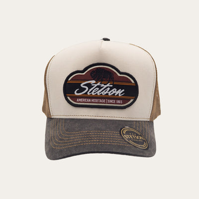 Stetson | Bison Trucker Cap | Tan