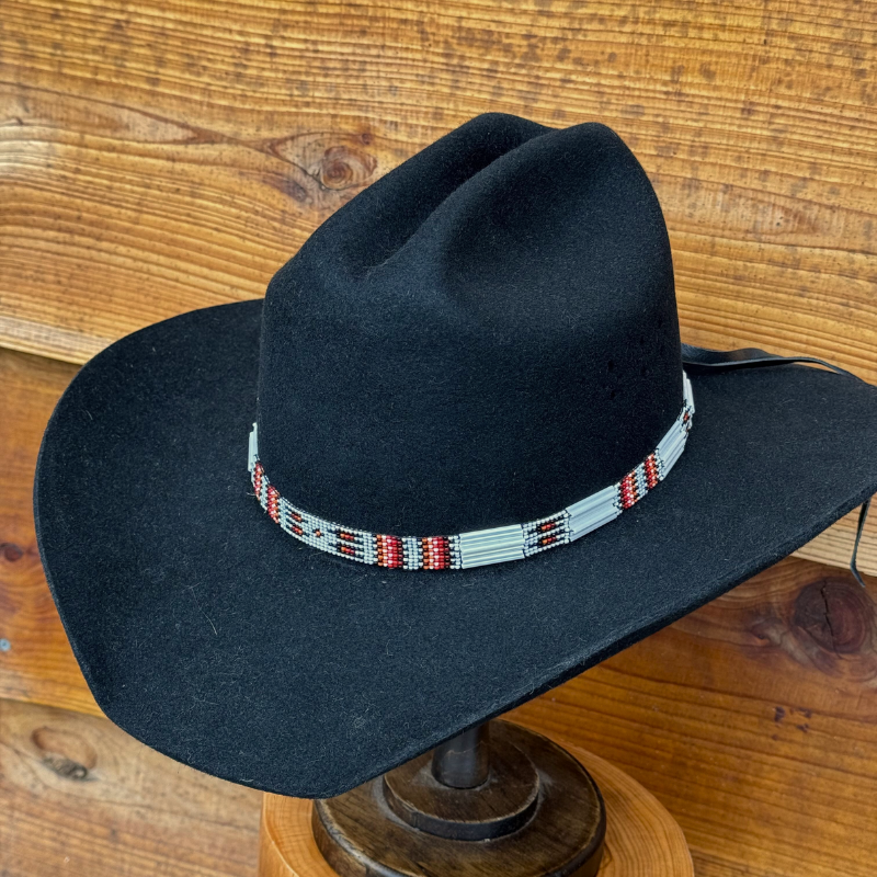 Outback King | Handcrafted Beaded Hat Band | Narrow