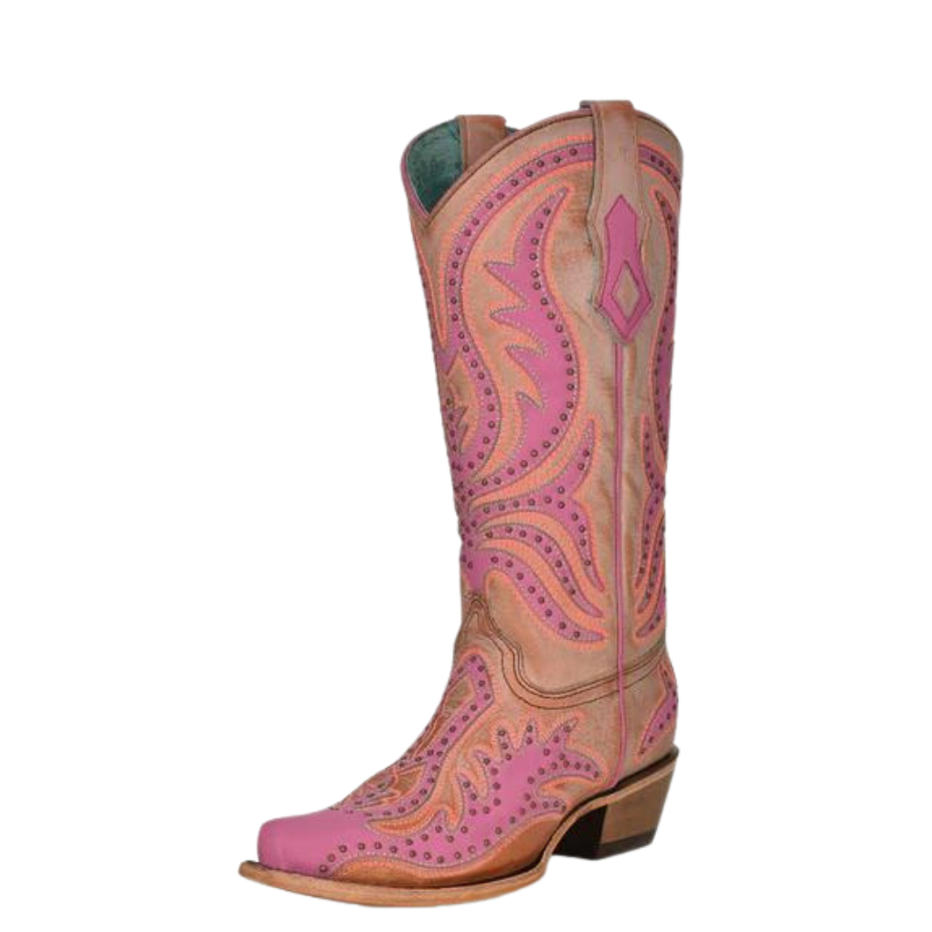 Corral Boho Cowgirl Boots | Black Studded | Outback Traders