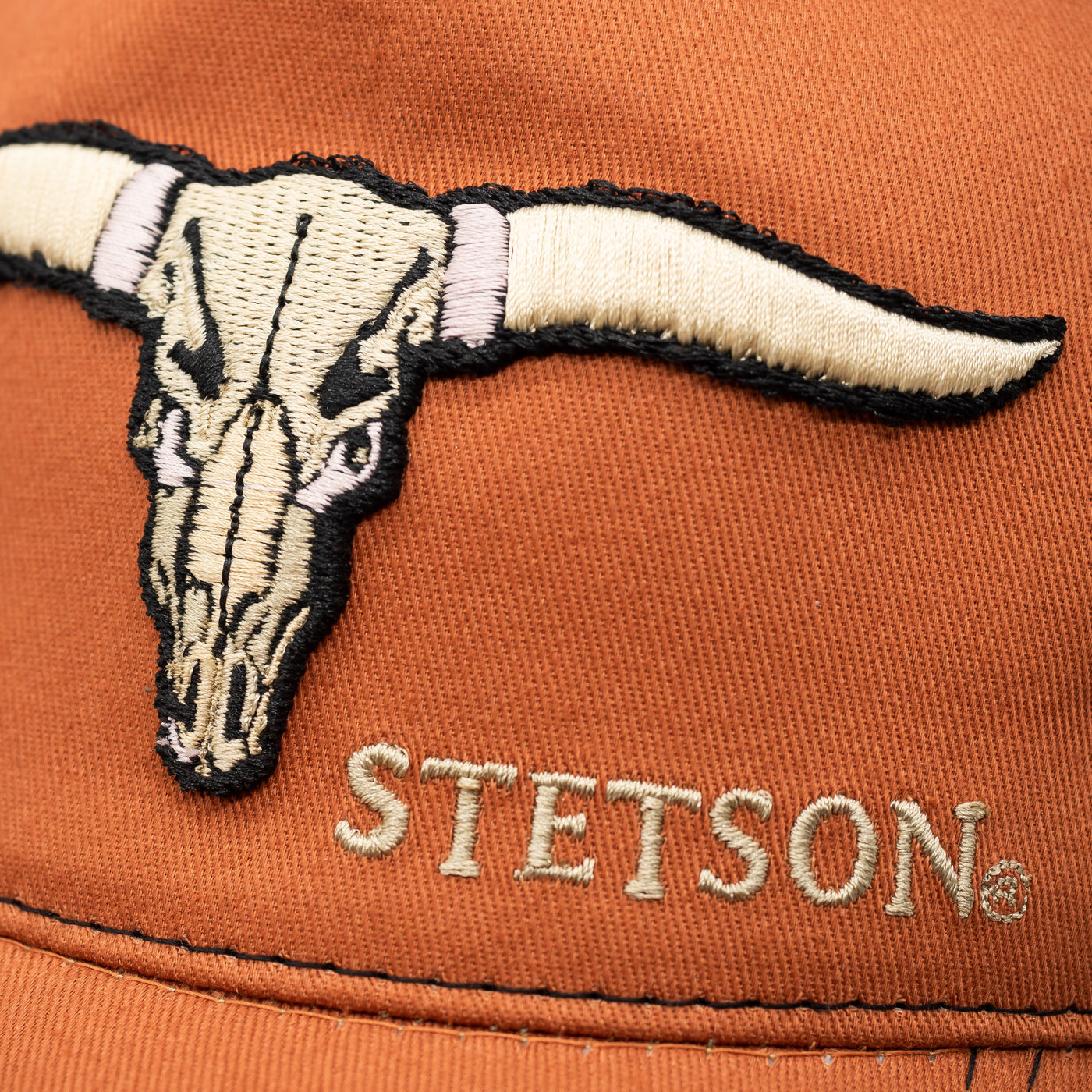 Stetson | Buffalo Horns Trucker Cap | Orange