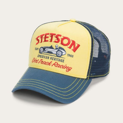 Stetson | Kids Racing Trucker Cap | Yellow/Blue