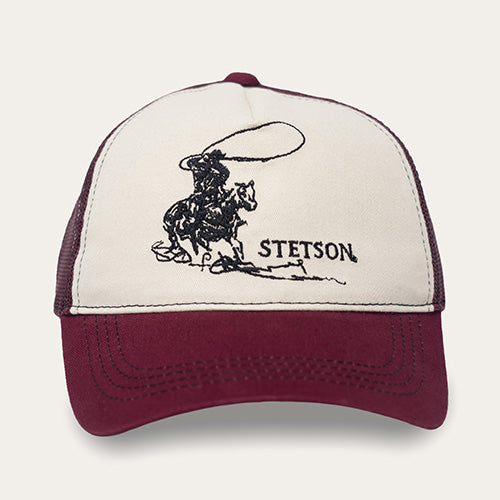 Stetson | Kids Lasso Trucker Cap | Red