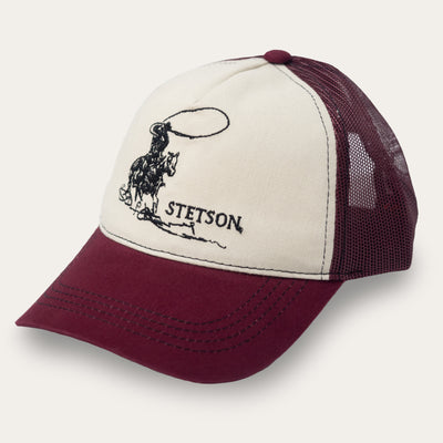 Stetson | Kids Lasso Trucker Cap | Red