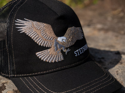 Stetson | Eagle Trucker Cap | Black