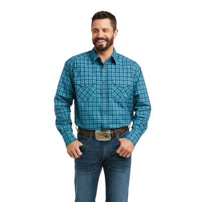Ariat | Men's Purcell Stretch | Classic Fit Western Shirt | Oceanic Glow