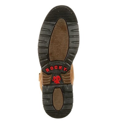 Rocky | Men's Ride Branson Roper | Waterproof | Western Boots | Brown