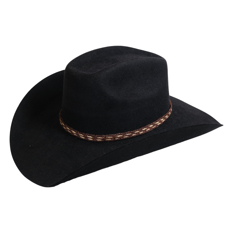Outback King | Horsehair Hat Band | with Sliding Knots