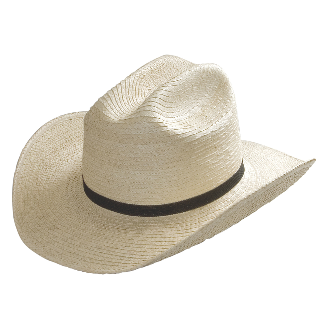 Sunbody Hats | Kids Cattleman Palm Straw