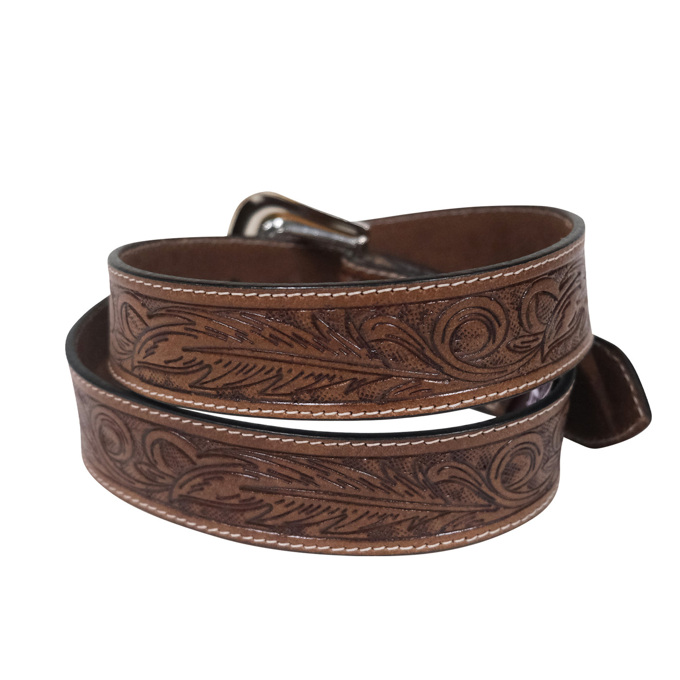 Outback King | Heritage Feather Scroll Western Belt