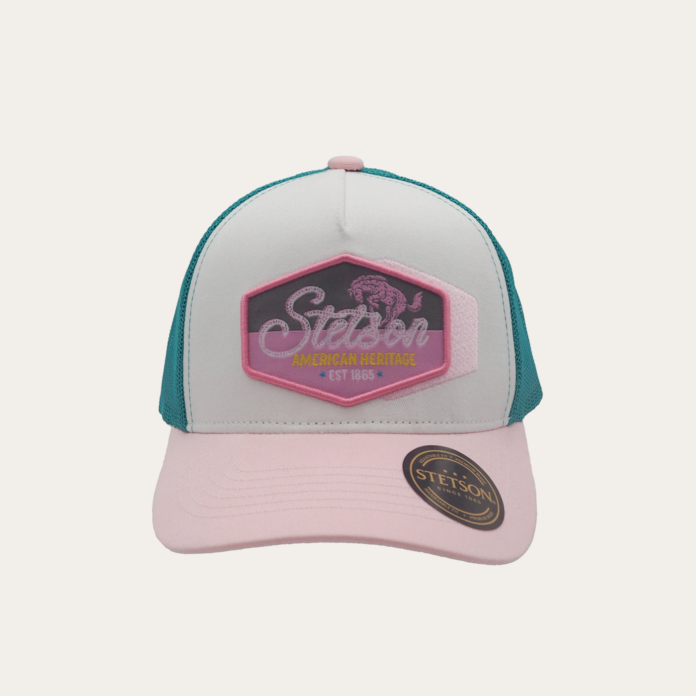 Stetson | Kids Bronco Trucker Cap | Pink