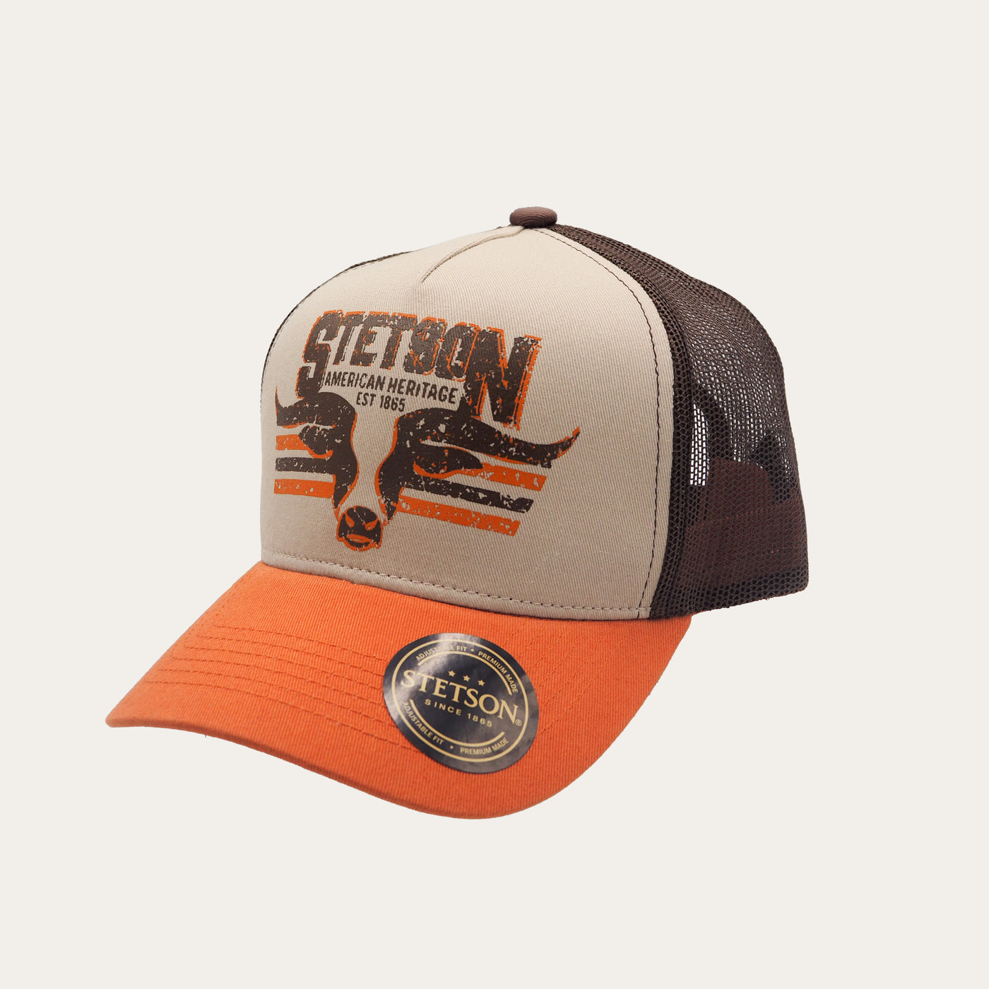 Stetson | Longhorn Trucker Cap | Orange