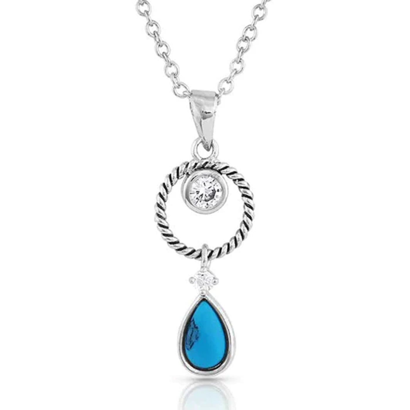 Necklace | Haloed Moon Rising Turquoise