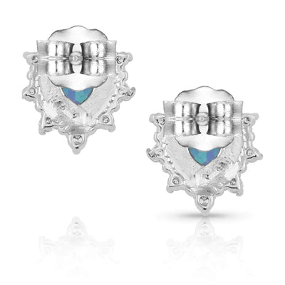 Earrings | Royal Heart Opal Earrings