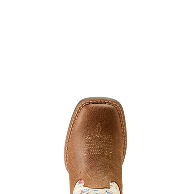 Ariat | Kid's San Angelo Venttek | Toasty Tan/ Bright Saddle Bllanket