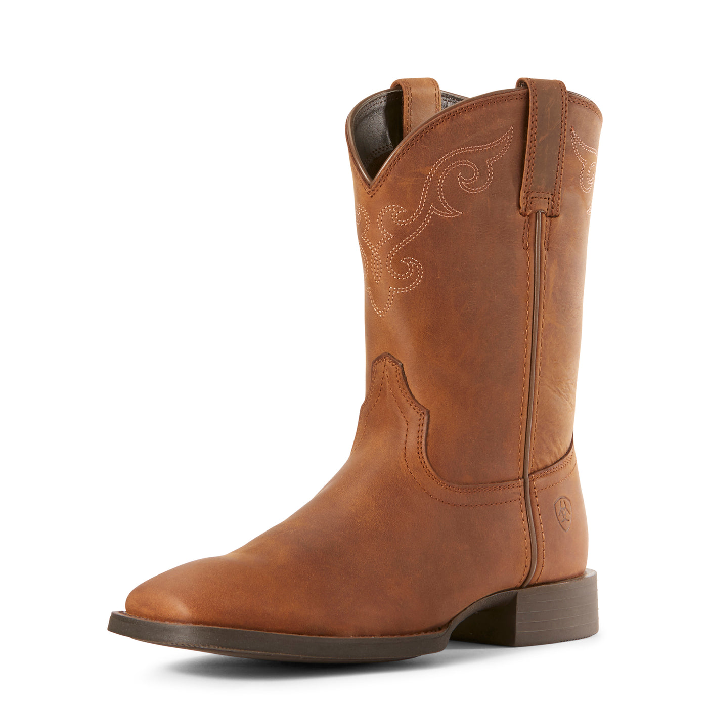 Ariat | Women's Heritage Roper Wide Sq. Toe | Distressed Brown