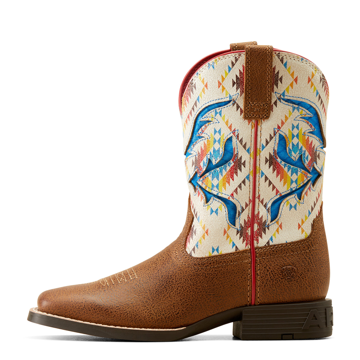 Ariat | Kid's San Angelo Venttek | Toasty Tan/ Bright Saddle Bllanket